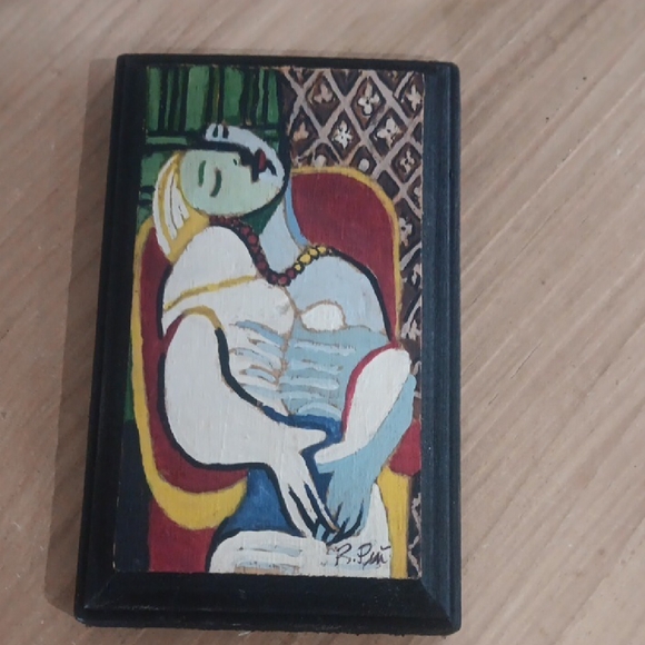unbranded Other - Homage to Picasso's The Dream On Small Wood Block
